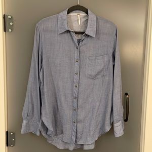 Free people button down blouse